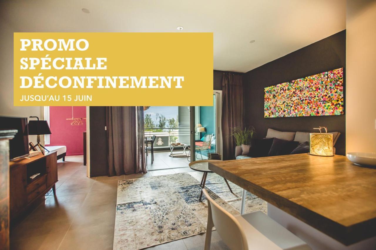 Escale Tropicale, Appart Vue Mer A 2 Min Du Lagon Apartment แซ็งต์-จีลส์-เลส์-แบ็งส์ ภายนอก รูปภาพ